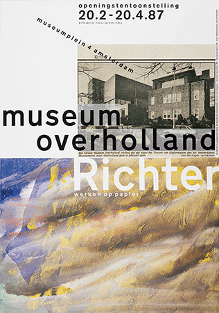 Poster for the 1987 Exhibition at Museum Over Holland